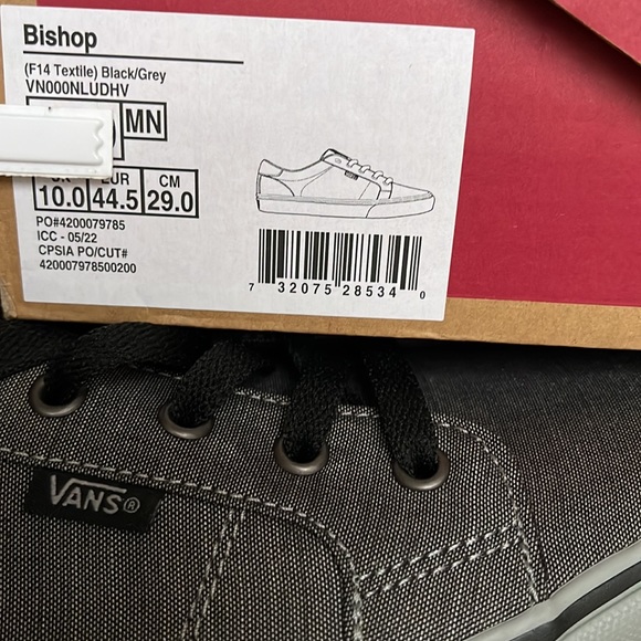 Vans Bishop F14 Textile Black/Grey Men’s sneakers - Picture 16 of 16